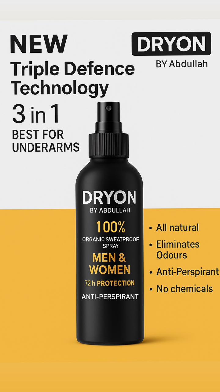 Triple Defence Technology, 3 in 1 Best for Under Arms