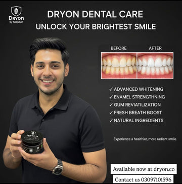DRYON Herbal Dental Care Powder – Advanced Teeth Whitening & Oral Care Formula