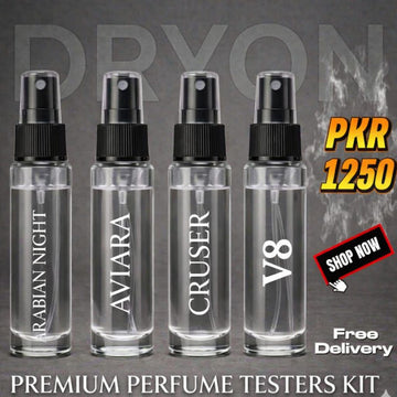 DRYON Premium Perfume Tester Kit – 4 x 5ML Luxury Fragrance Collection